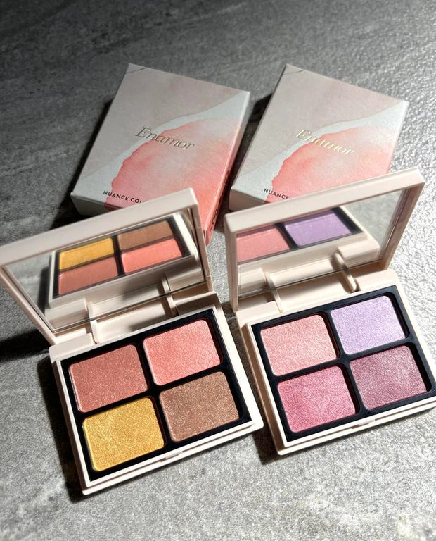 【3位】《エナモル》春夏限定「花果実シャドウ」ニュアンスカラーアイズ2色レビュー