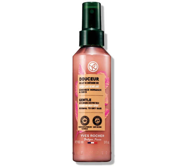 髪の乾燥対策 イヴ・ロシェ ヘアミルクスプレー ジェントル ミルキーチェスナッツ