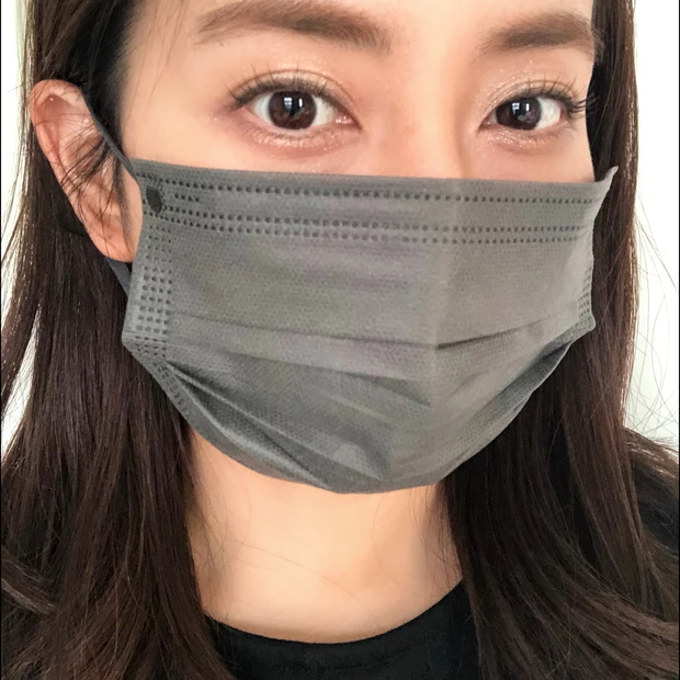 ブラック不織布マスク