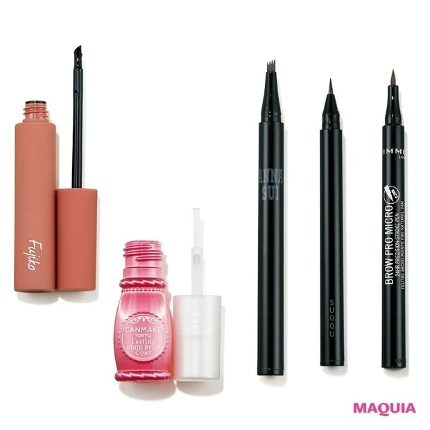 秋冬 眉メイク 完成度を高めるリキッド 数日消えないティント