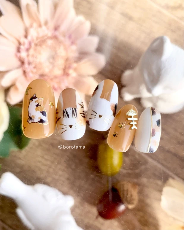 セリア seria ネイルシール ネイルホリック つめ用ファンデ+ BR026F BR027F