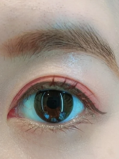 マキアインフルエンサーあいさん「エレガンス グラヴィティレス マスカラ」BR20 を使ってアイメイク