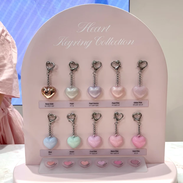 日本初デイジークフラッグシップストアのノベルティ、キーリング一覧