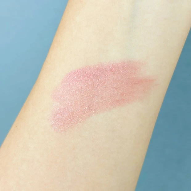 エトヴォス ミネラルシアールージュ フローズンピンクのスウォッチ