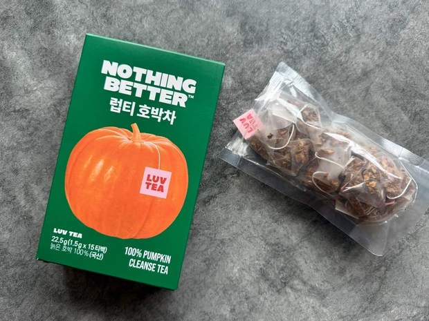 むくみ・腸活・美肌に！韓国で話題の「かぼちゃのお茶」って？LUV TEAの効果を本音レビュー【オリヤン＆Qoo 10で買える】_3
