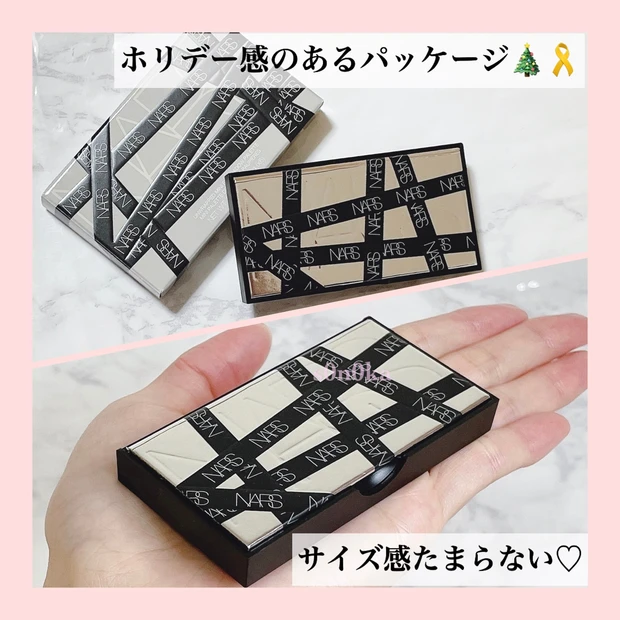 捨て色なしで全部可愛い♡11月5日発売!NARSホリデー レビュー《アンラップド ミニアイシャドーパレット DOLCE VITA》【クリスマスコフレ2021】_2