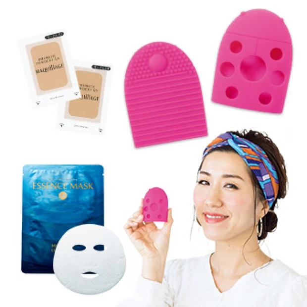 マキア4月号の付録は長井かおりさん監修、ブラシ洗いてんとう虫！ コスメ付…