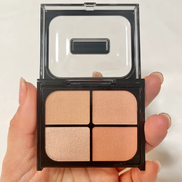 ケイト　バウンシーチークシャドウ　OR-1　パウダリーアプリコット　イエベ春　レビュー