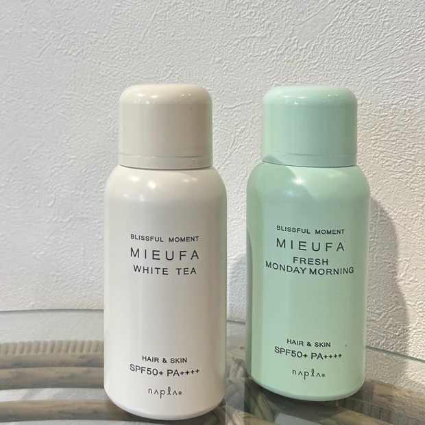 ミーファ　フレグランスUVスプレー　ホワイトティー