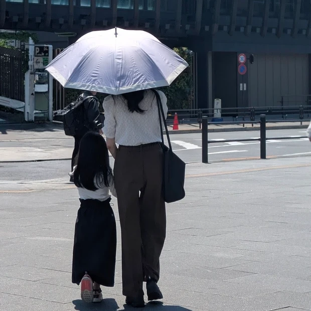 今年の相棒はこれ！遮光100％・体感マイナス15℃⁈サンブロックラボ《マットの日傘》_6