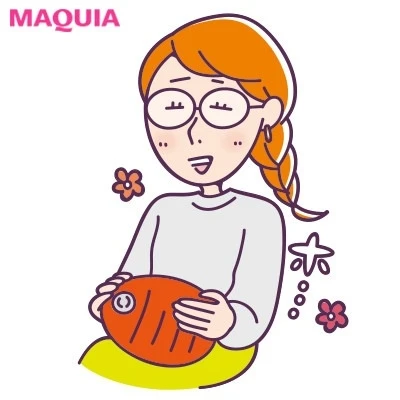 【便秘解消におすすめ】緊張腸便秘タイプさん_お腹を温めてぜん動運動を活性化