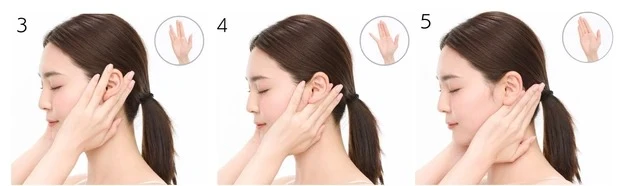 頭皮ブラシの使い方 マッサージのやり方 耳周りのストレッチ