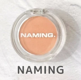 モカムースメイク 使用コスメ NAMING フラッフィーパウダーチーク 01