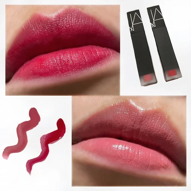 NARS エアーマット ウルトラリップティント💋【318 ソフトローズ】【320 バランスド レッド】
空気のように軽く快適な着け心地😍💋_4
