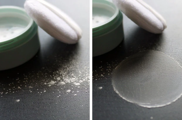 「イニスフリー ノーセバム ミネラルパウダー」のテクスチャー