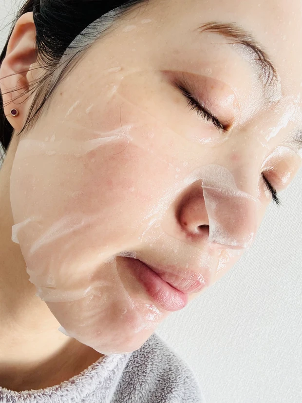 セザンヌの濃密ハイドロマスクの使用イメージ