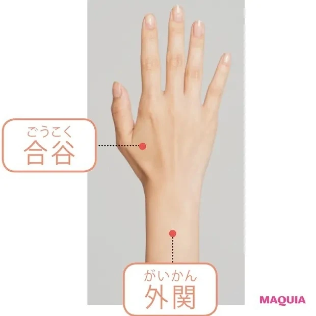 【簡単ツボ押し&マッサージで免疫力アップ】手のツボ解説_合谷(ごうこく)、外関(がいかん)