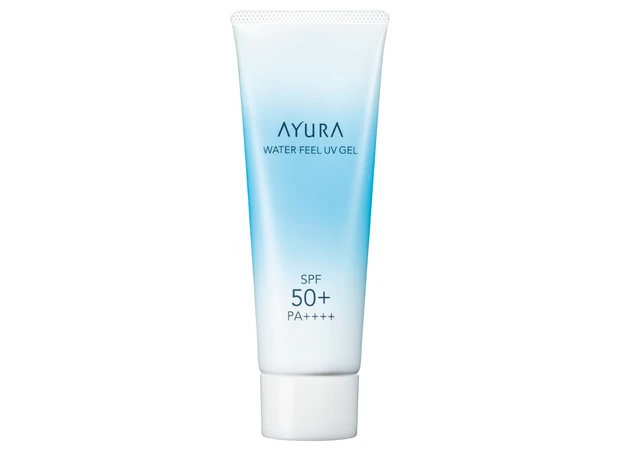 ウォーターフィールUVジェルα SPF50+・PA++++ 75g ￥3080／アユーラ