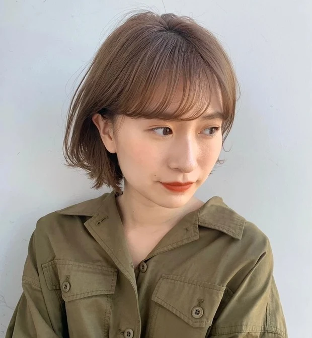 ショート ヘアアレンジ アレンジしやすい!王道ナチュラルショートヘア