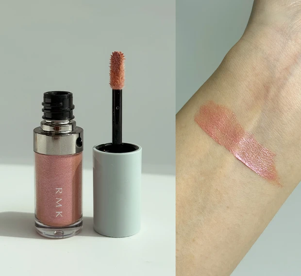 ブルベ夏　おすすめ　RMK リッド インプレッション リクイド アイシャドウ 05　スウォッチ