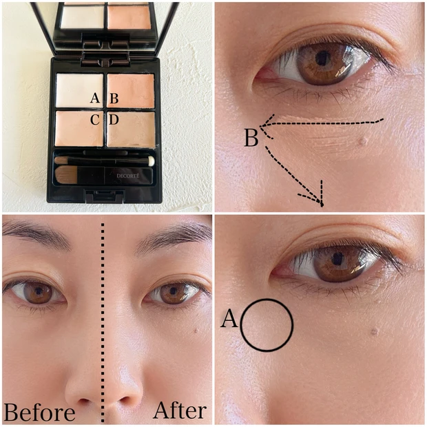 コスメデコルテ トーンパーフェクティングパレット 使い方