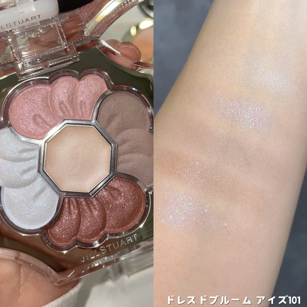 ジルスチュアート 新アイシャドウ ドレスドブルームアイズ 101