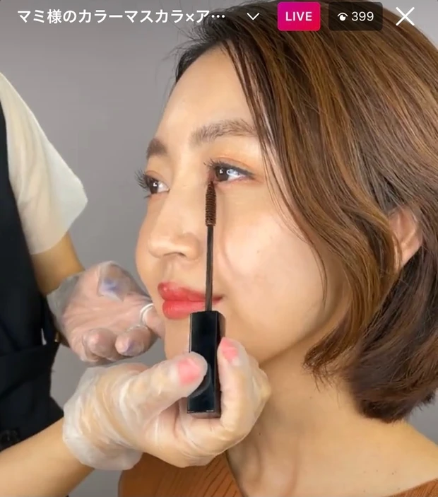 【マミ様メイク！！】マキアインスタライブで3色使いのカラーメイクを実践🧡💚💛_3_2
