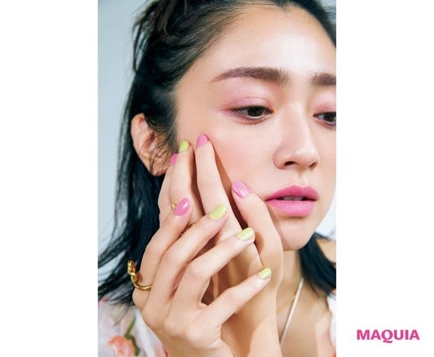 【安達祐実さんのプチプラメイク④】 青みピンクのワントーンメイク_【安達祐実さんのプチプラメイク】やり方