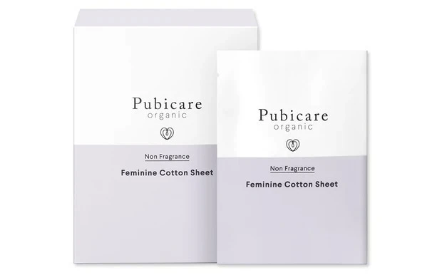 【読者のリアル生理事情】おすすめのフェムテック製品_【Pubicare organic】フェミニンコットンシート 無香料 20枚 ¥1500
