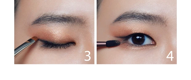 横長一重メイクのやり方２