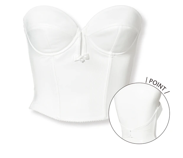 胴体を引き締め、バストアップも叶うブライダルインナー