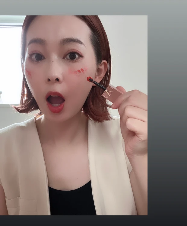 《完売色多数！》この秋注目の万能コスメ💄新作リップ＆チークでメイクしたら盛れた♡【ヴァレンティノビューティ】_8_2