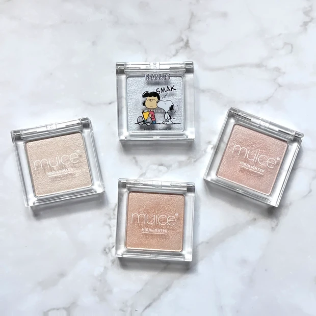 muiceのハイライト「うるみハイライター」全色パッケージ写真