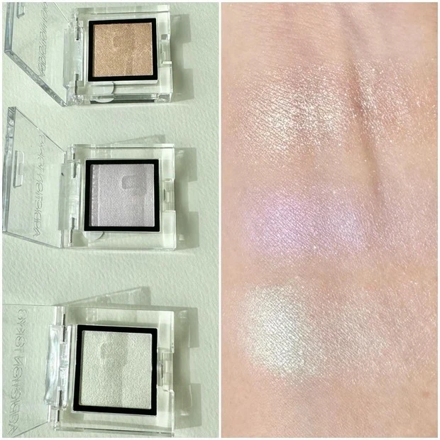 2024年夏新色アイシャドウ_アディクション ザ アイシャドウ パール 034P/035P/111P_スウォッチ