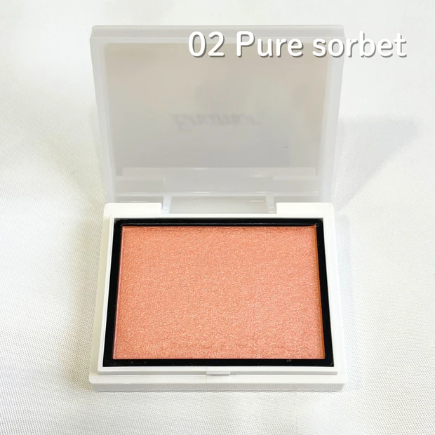 Enamor　エナモル　メロウメルティングチーク　02　Pure Sorbet  イエベ春　レビュー　口コミ