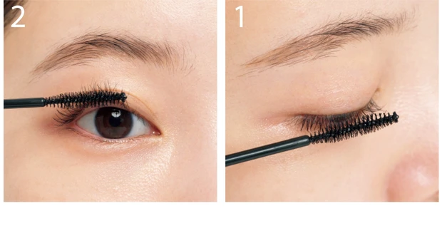 上から塗って、下からも塗って、5秒キープ！