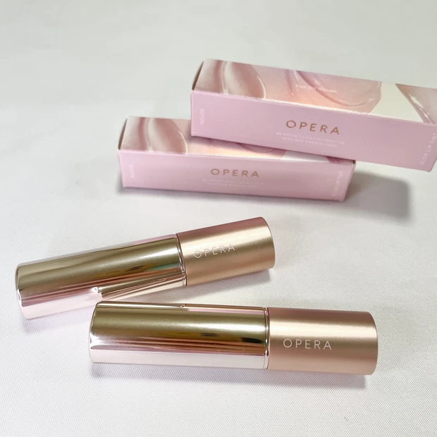 オペラ グロウリップティント　305ベイビーピンク　306アイシーベージュ