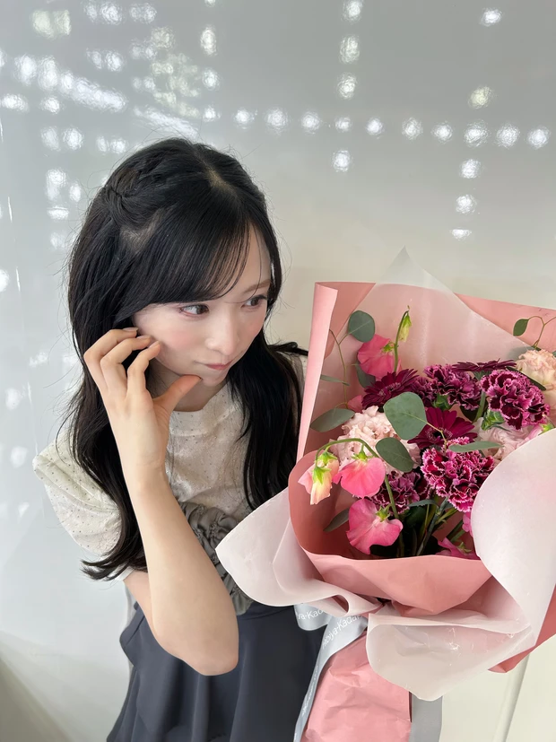 AKB48小栗有以さんマキア4月号オフショット【“崩れない”アイドルメイク】PhotoGallery_7