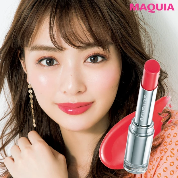 イエベさんの肌映えリップは？ 華やかなヴィヴィッドピンクで透明感UP！