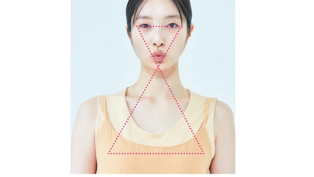 姿勢を正して唇を「う」の形に