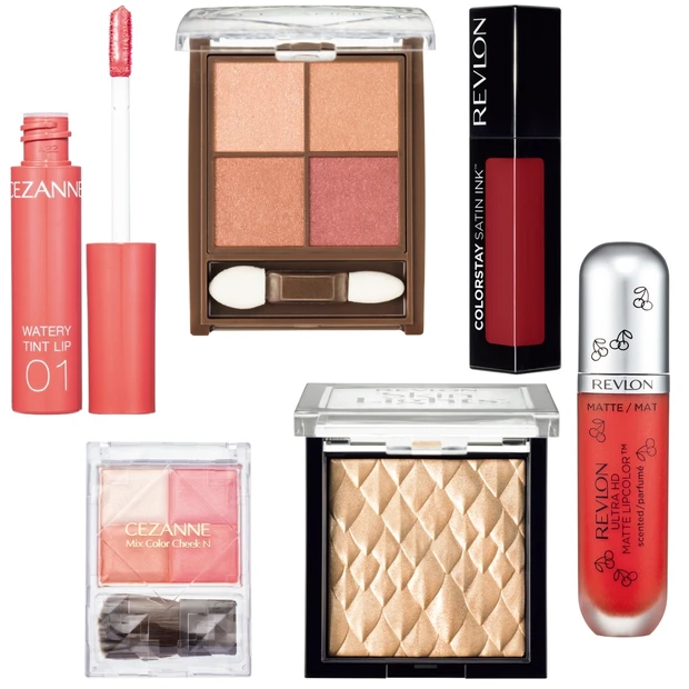 ALL￥1600以下で旬顔に！ 「セザンヌ」「レブロン」の新色を一挙紹介