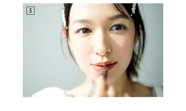 オーバーに塗ってエッジに光を