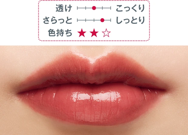 秋の新作リップ est トランスフィア リップスティック EX03 スウォッチ