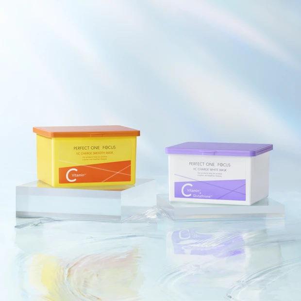 パーフェクトワンフォーカス 「VCチャージ スムースマスク」「VCチャージ ホワイトマスク」 フェイスマスク