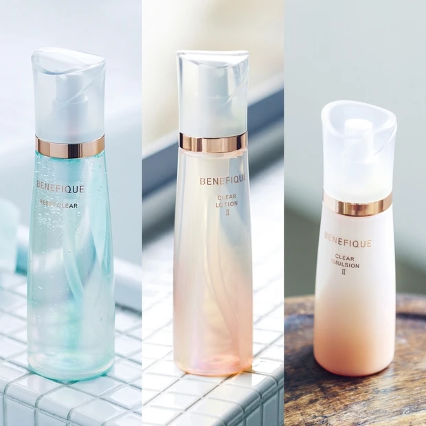 大人の曇り肌をクリアに。浄化してめぐらせるベネフィークのケアで健やかな秋…