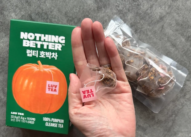 むくみ・腸活・美肌に！韓国で話題の「かぼちゃのお茶」って？LUV TEAの効果を本音レビュー【オリヤン＆Qoo 10で買える】_4