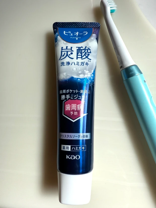 炭酸使った歯磨き粉はシュワシュワするの？『ピュオーラ　炭酸ハミガキ』炭酸美容がマウスケアに_4_1