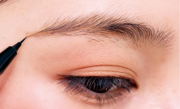 トレンド眉 「ふわゆるアーチ眉」の描き方8