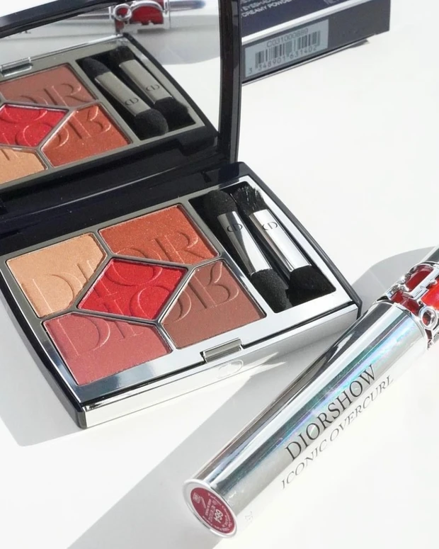 Diorの2022秋コレをスウォッチ！紅葉のような赤みカラーで秋のカラーメイクにも。マスカラとアイシャドウを大紹介🍁_2_1
