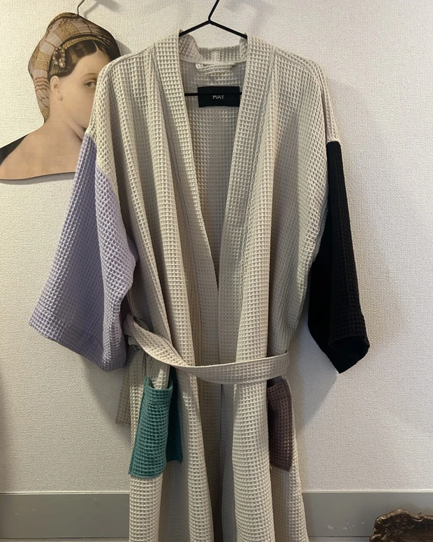 シャワー後はこれ一択! HAYのワッフルバスローブ